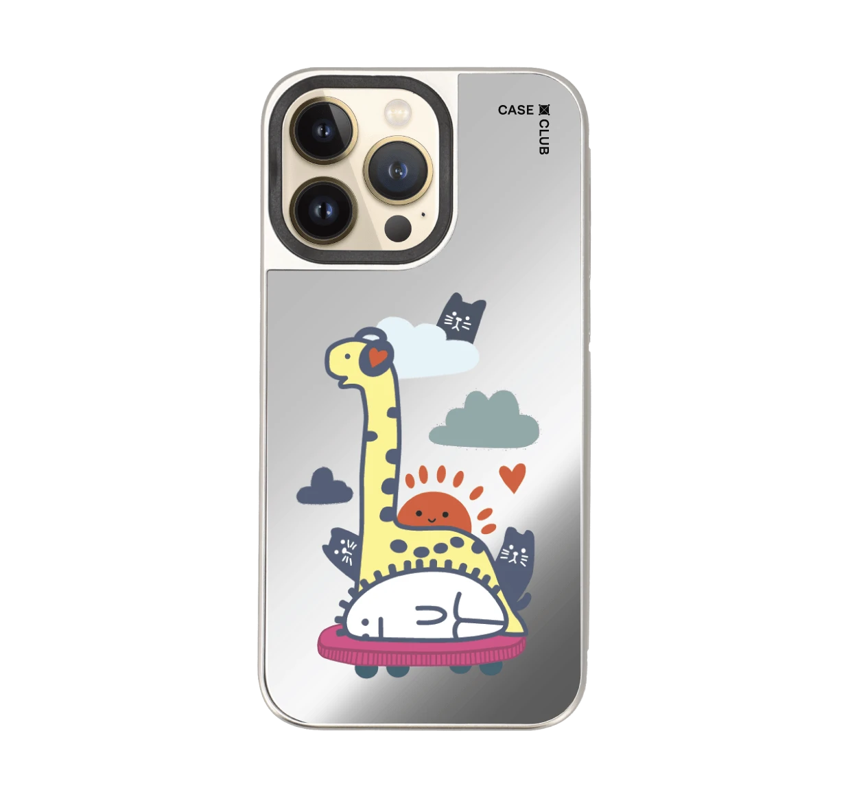 brachiosaurus on headphone